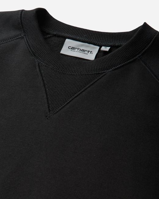 Carhartt Black Chase Sweatshirt for men