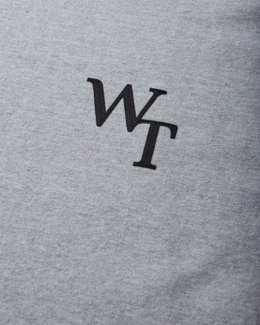 (w)taps Gray S Academy T-Shirt Ash for men