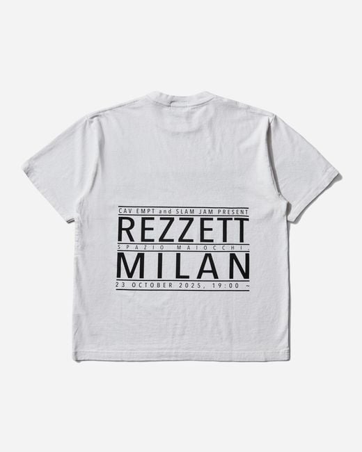 Cav Empt Gray Rezzett T-shirt White for men