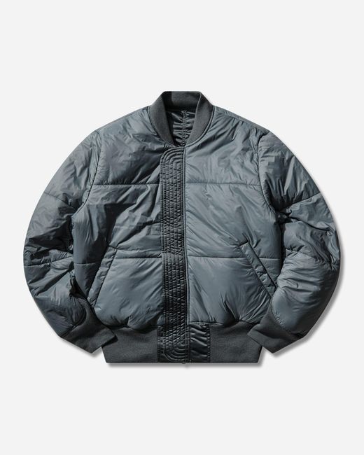 Alpha Industries Gray Men S Ma-1 Base Flight Bomber Jacket Denim for men