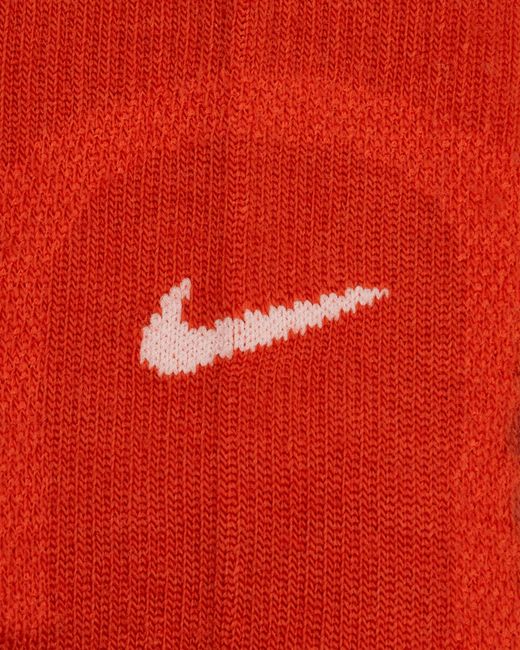 Nike Red Acg Outdoor Cushioned Crew Socks Orange for men