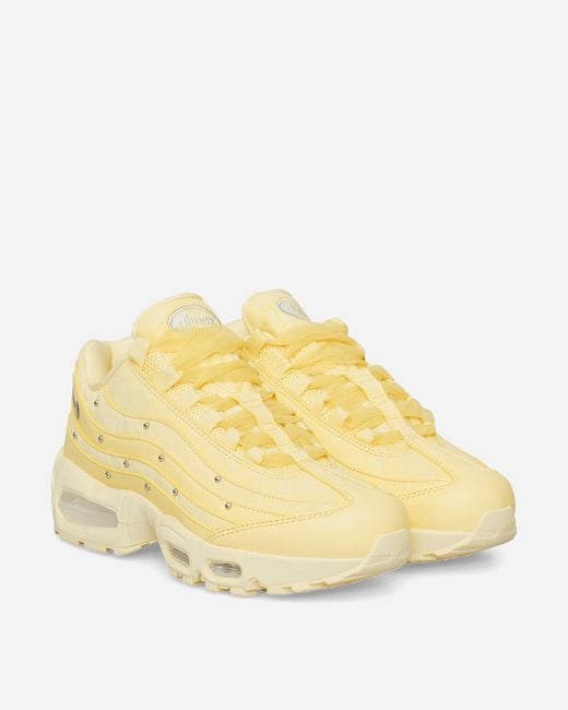Nike Women S Air Max 95 Big Bubble Sneakers Soft Yellow