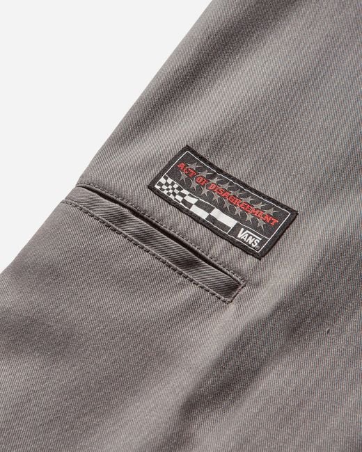 Vans Gray Act Of Disagreement A-abrasion Pants Smoked Pearl for men