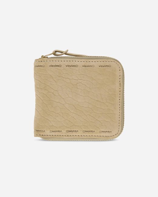 Visvim Natural Suede Bi-fold Wallet for men