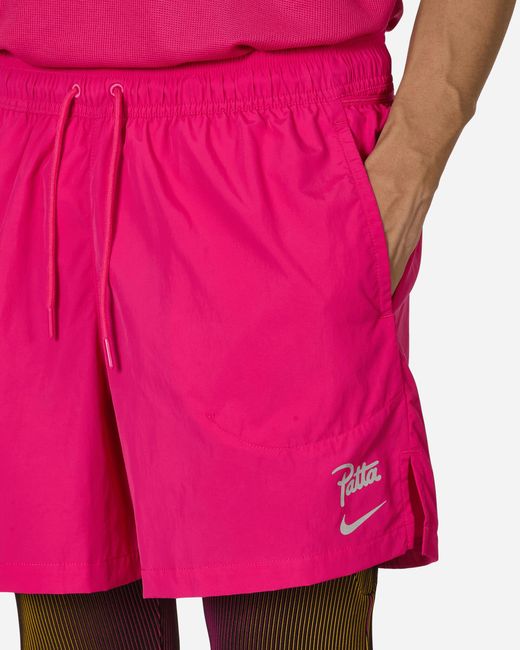 Nike Pink Patta Running Team Shorts Fireberry for men