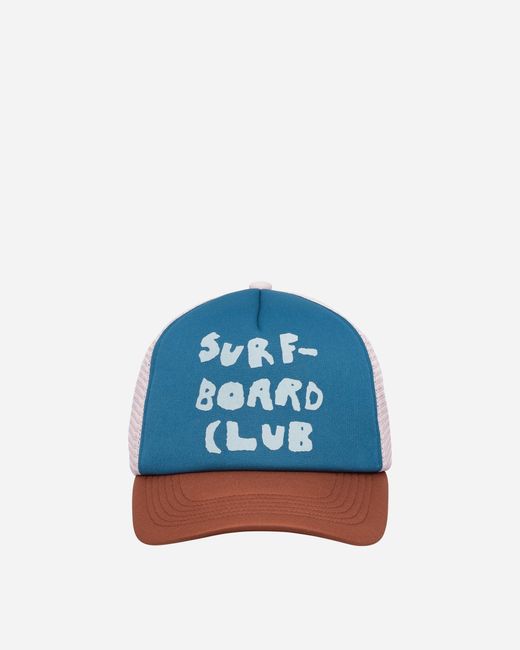 Stockholm Surfboard Club Blue Logo Trucker Cap for men