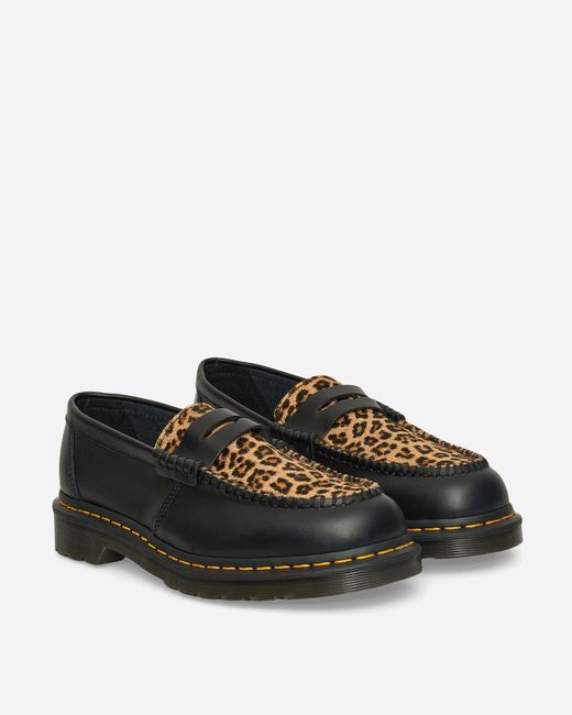 Dr. Martens Black Penton Smooth Leather Loafers Light Tan for men