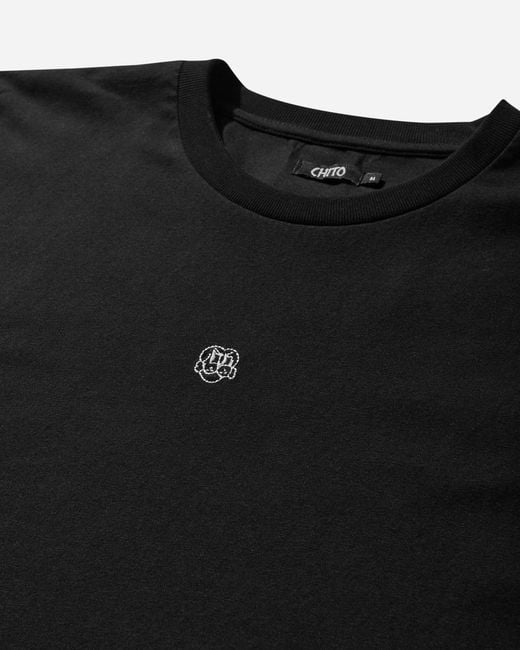 Chio Black S Logo T-Shirt for men