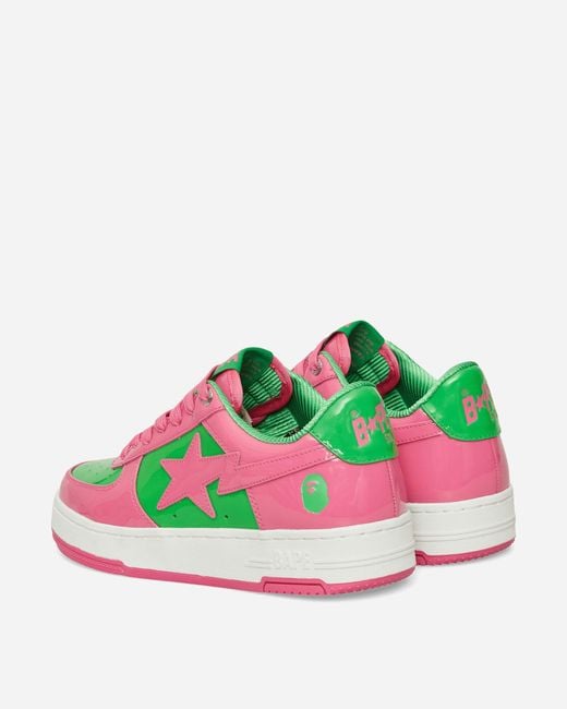 A Bathing Ape Pink Bape Sta #1 M2 Sneakers for men