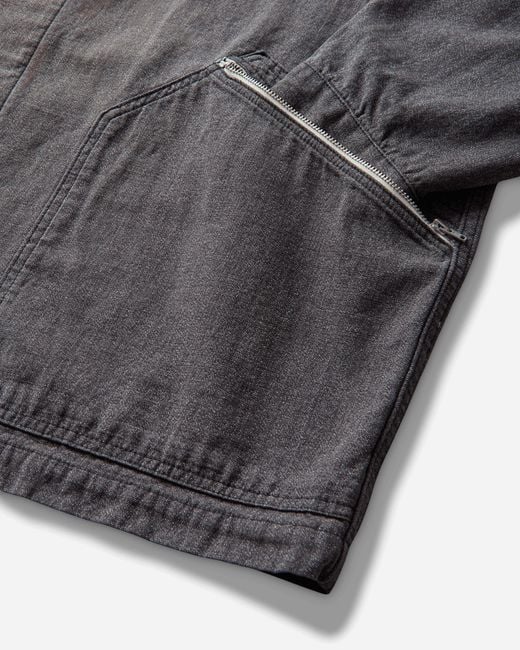 Visvim Gray S Eclair Coverall for men