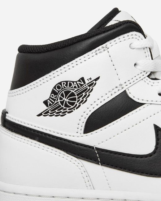 Nike Air Jordan 1 Mid Sneakers White / Black for men