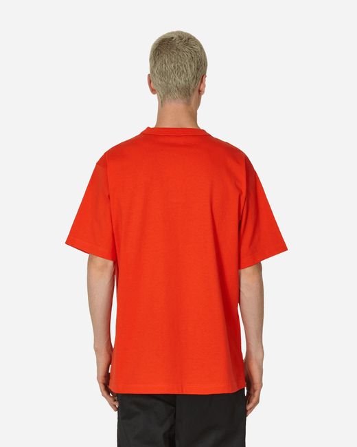 Champion Red Wtaps Academy Crewneck T-shirt for men