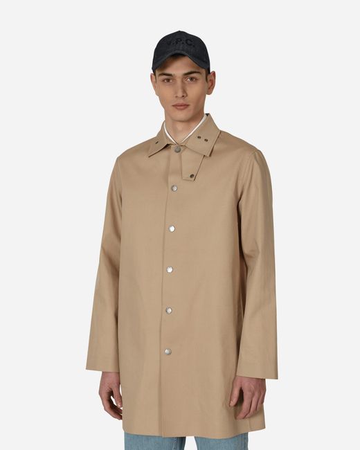 A.P.C. Natural Thibault Mac Coat for men