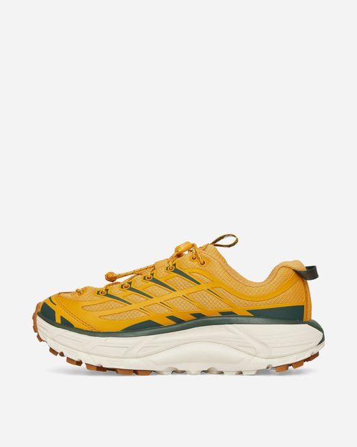 Hoka One One Yellow Mafate Three2 Sneakers Golden / Eggnog for men