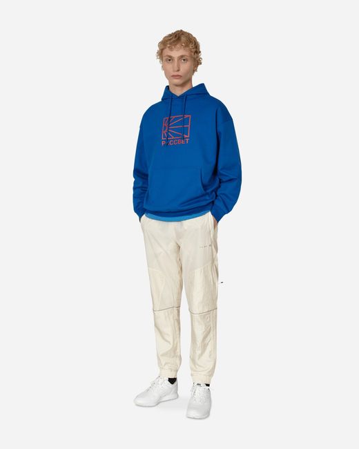 Rassvet (PACCBET) Blue Big Logo Hooded Sweatshirt for men