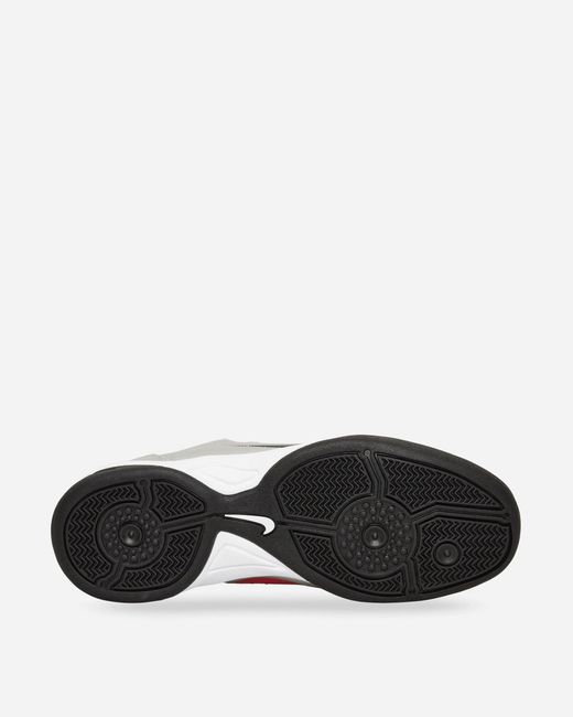 Nike White Women S Total 90 Sneakers Silver / University Red