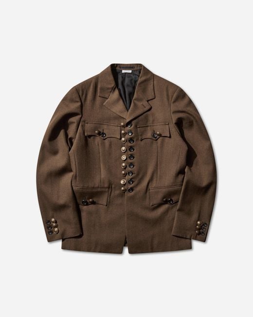 Comme des Garçons Brown S Wool Blazer for men