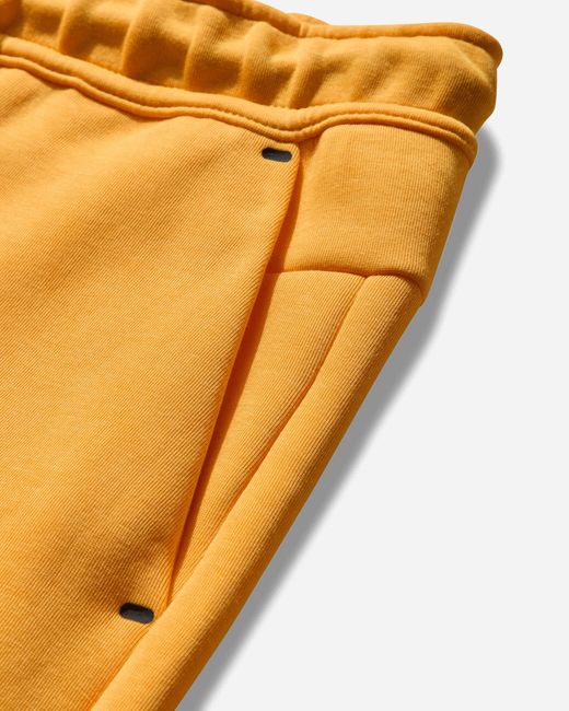 Nike Orange Tech Fleece Joggers Sundial for men