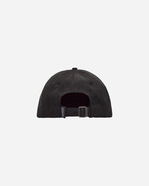 Patagonia Black P-6 Label Trad Cap for men