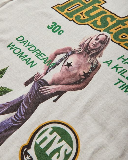 Hysteric Glamour Gray Men S Daydream Woman T-shirt