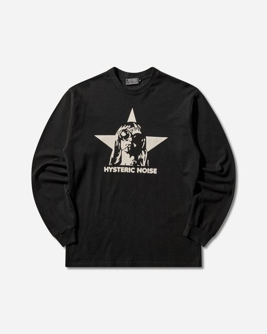 Hysteric Glamour Black S Hysteric Noise Longsleeve T-Shirt for men