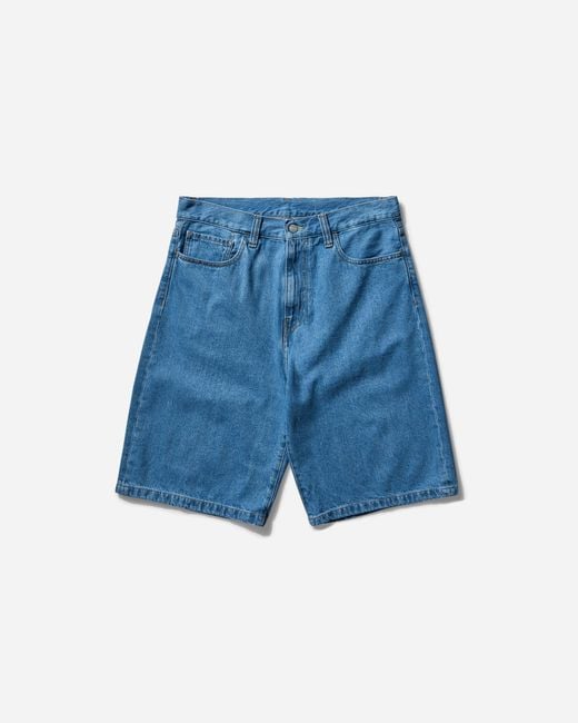 Carhartt Blue Men S Landon Shorts (heavy Stone Washed) for men