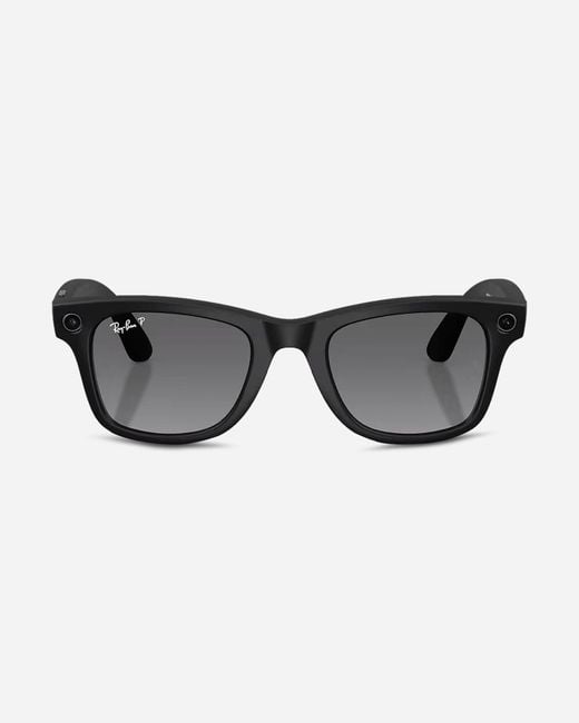 Ray-ban Meta Gray Wayfarer Gen 2 Sunglasses Matte / Graphite Polarised for men