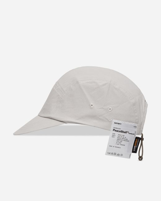 Satisfy White Peaceshell Cordura Trail Cap Light for men