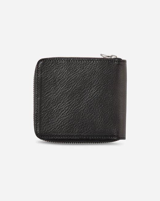 Neighborhood Black Leather Wallet for men