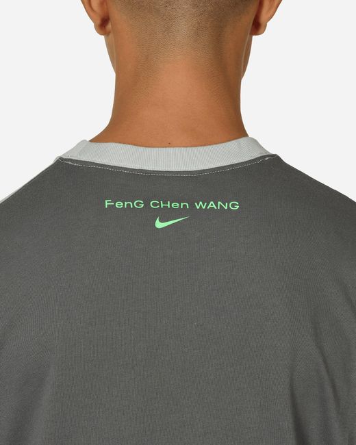 Nike Gray Feng Chen Wang T-shirt Light Smoke Grey / Iron Grey for men