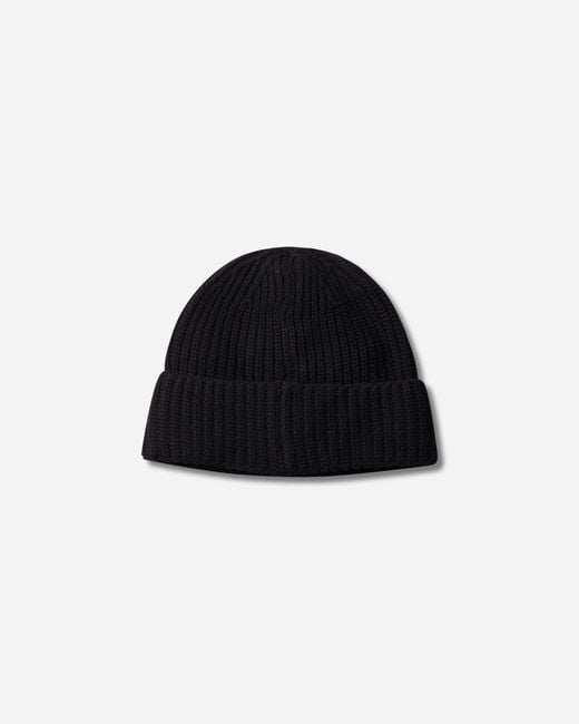 Stone Island Black Light Rws Geelong Wool Beanie for men