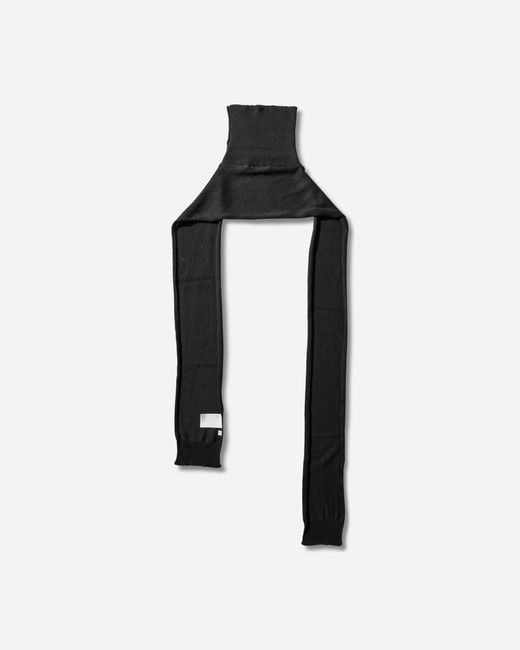 Our Legacy Black Mock Scarf