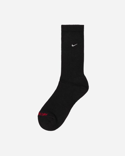Nike Black Everyday Plus Cushioned Crew Socks for men