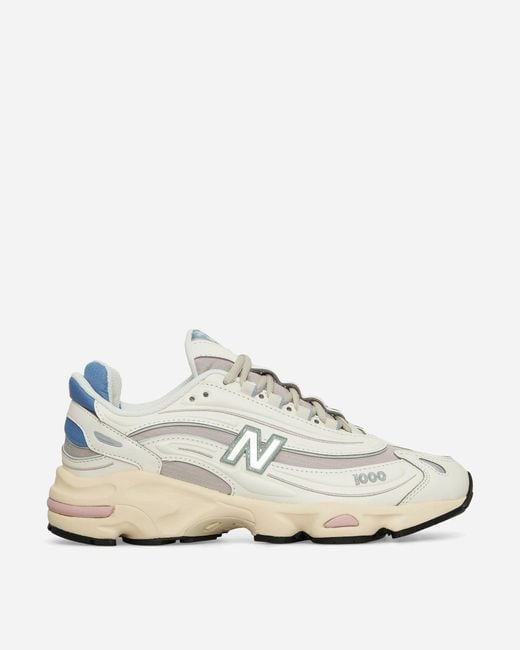 New Balance White 1000 Sneakers Angora / Moonrock / Almond Oil for men