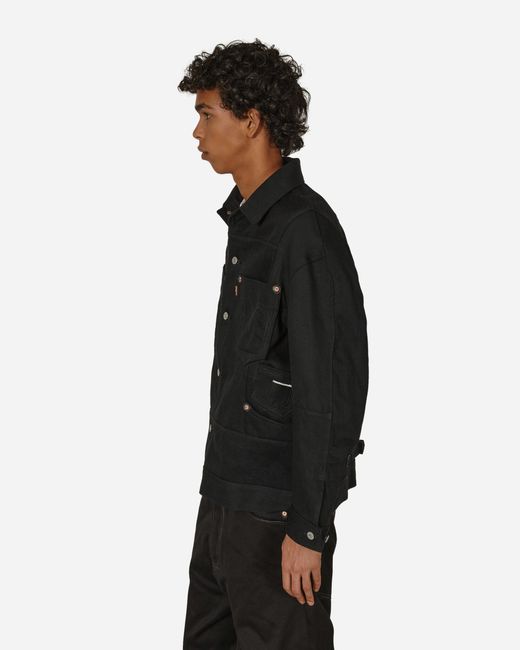 Junya Watanabe Black Levi's® Cotton And Wool Jacket for men