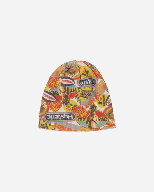 Hysteric Glamour Multicolor Typical Hysteric Beanie