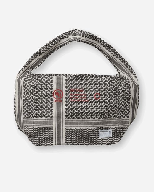 Neighborhood Metallic Shemagh Newspaper Bag for men
