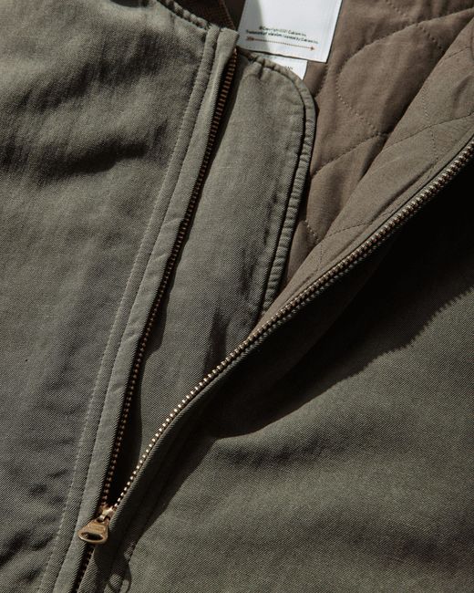 Visvim Green Men S Barton Down Jacket Olive for men