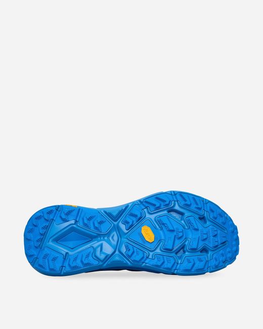 Hoka One One Blue Mafate Speed 4 Lite Sneakers Electric Cobalt / Dry Chili for men