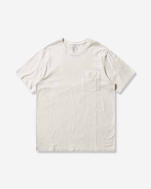Patagonia White Men S Daily Pocket T-shirt Undyed Natural for men