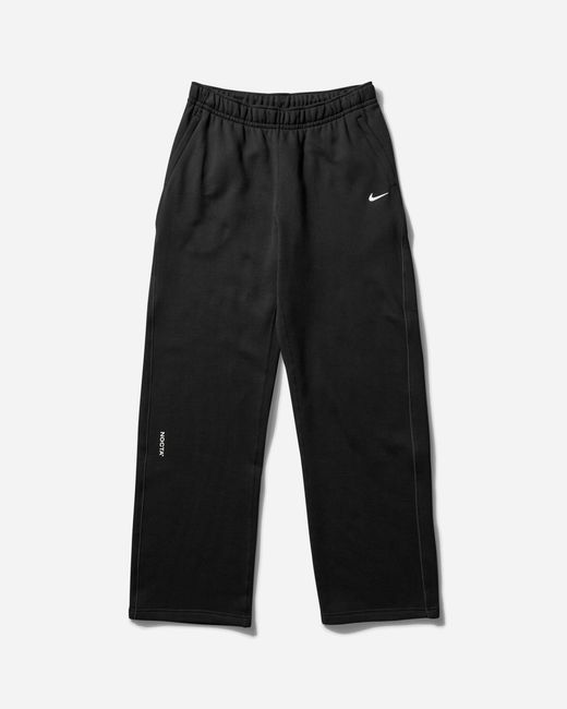 Nike Black S Nocta Open Hem Fleece Pants for men