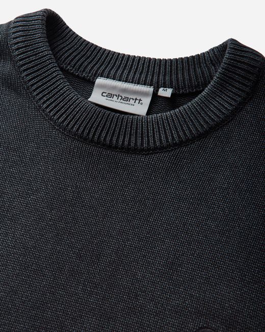 Carhartt Blue Kori Sweater (Garment Dyed) for men