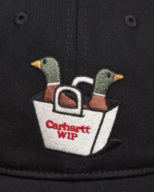 Carhartt Black Bumper Sticker Cap for men