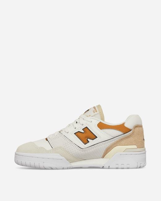 New Balance Wmns 550 Sneakers Sea Salt / Orange in White for Men | Lyst