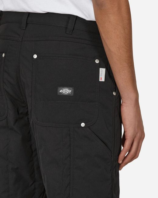 Dickies Black Quilted Utility Pants for men