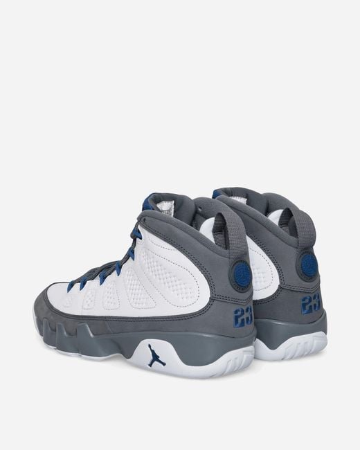 Nike Air Jordan 9 Retro Sneakers Flint Grey / French Blue for men