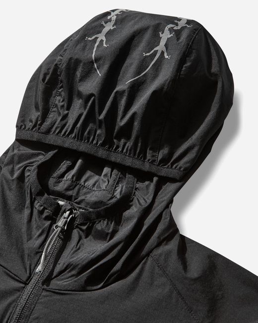 Roa Black Eightlines Hue Packable Wind Jacket for men
