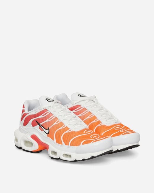 Nike Wmns Air Max Plus Sneakers White / Ember Glow / Total Orange for Men |  Lyst