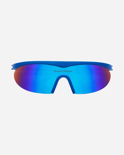 District Vision Koharu Eclipse Sunglasses Ocean / Indigo in Blue for