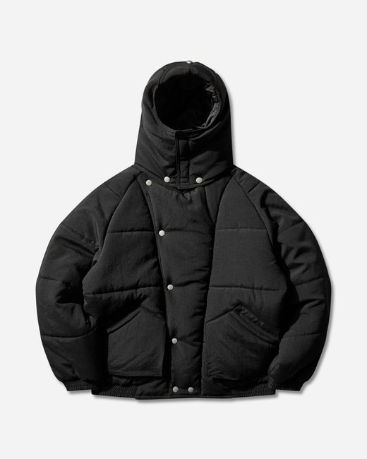 Cav Empt Black S Diagonal Flap Puff Jacket for men